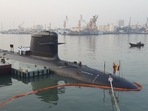 INS Vagir at naval dockyard in Mumbai. INS Vagir at naval dockyard in Mumbai.
