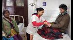A man undergoes treatment after allegedly consuming spurious liquor in Siwan district on Monday. (PTI) A man undergoes treatment after allegedly consuming spurious liquor in Siwan district on Monday. (PTI)