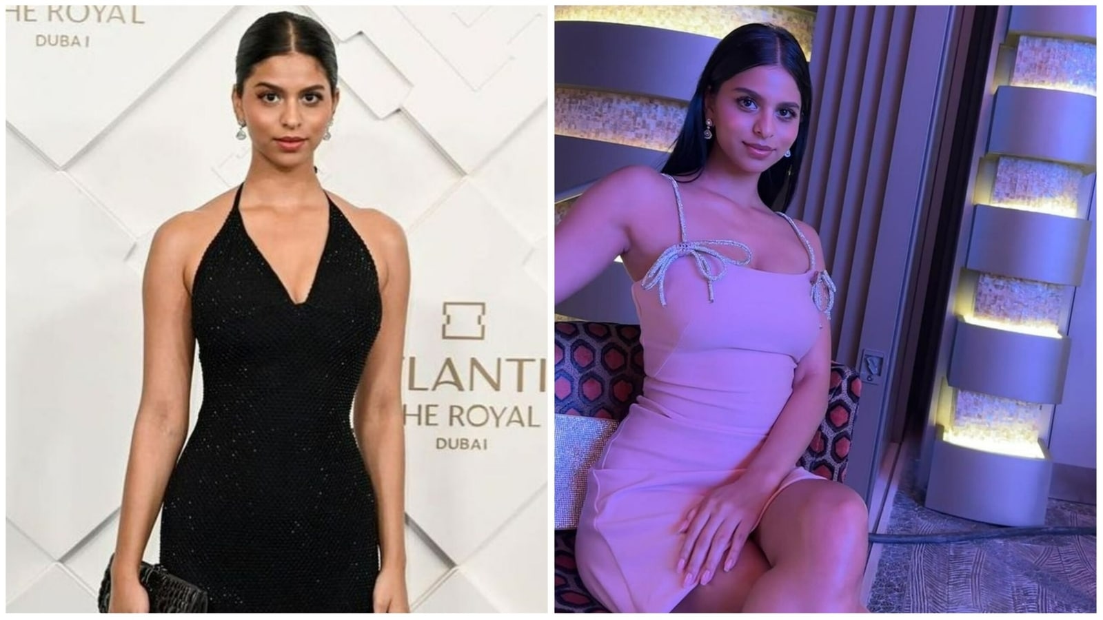 Suhana Khan Stuns In Black Wows In Pink As She Shares Pics From Dubai Event Bollywood 