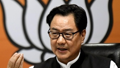 Union Law Minister Kiren Rijiju (ANI PHOTO.)