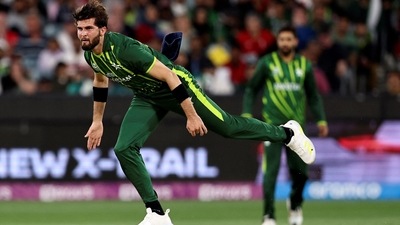 Shaheen Shah Afridi in action for Pakistan. (AFP) Shaheen Shah Afridi in action for Pakistan. (AFP)
