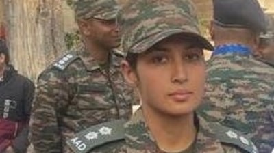 Republic Day 2023: Woman officer, Lieutenant Chetana Sharma will be leading made-in-India Akash surface-to-air missile system at the parade. (Twitter) Republic Day 2023: Woman officer, Lieutenant Chetana Sharma will be leading made-in-India Akash surface-to-air missile system at the parade. (Twitter)