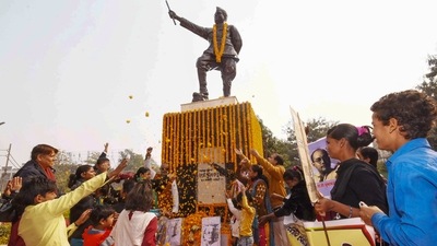 "Today, it is a proud moment for me as I address the people of Andamans because this is the land, where Subhas Chandra Bose unfurled the national flag for the first time in 1943," PM Modi said. (PTI) "Today, it is a proud moment for me as I address the people of Andamans because this is the land, where Subhas Chandra Bose unfurled the national flag for the first time in 1943," PM Modi said. (PTI)