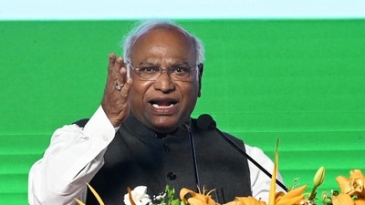 Congress president Mallikarjun Kharge said PM Modi "betrayed" the people of Ladakh (PTI) Congress president Mallikarjun Kharge said PM Modi "betrayed" the people of Ladakh (PTI)