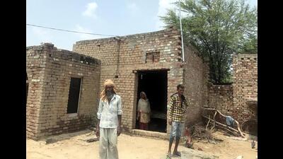 RDD minister Shravan Kumar said the state government has approved a policy to provide financial grant up to  ₹50,000 per unit for finishing the construction of IAY units, owned by the SC/ST and EBC community. (HT Photo)