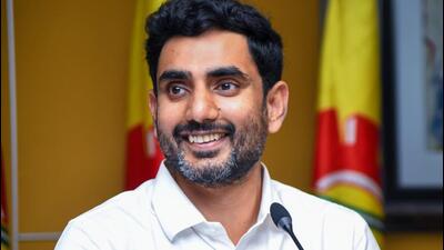 Telugu Desam Party general secretary Nara Lokesh has announced to embark on a 4,000-km long padayatra, starting from Kuppam, the native assembly constituency of his father and TDP president N Chandrababu Naidu, from January 27. (HT Archives) Telugu Desam Party general secretary Nara Lokesh has announced to embark on a 4,000-km long padayatra, starting from Kuppam, the native assembly constituency of his father and TDP president N Chandrababu Naidu, from January 27. (HT Archives)