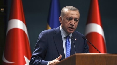 Turkish President Recep Tayyip Erdogan. (AP)