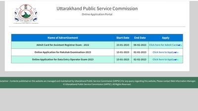 UKPSC Assistant Registrar admit card 2023 out at psc.uk.gov.in UKPSC Assistant Registrar admit card 2023 out at psc.uk.gov.in