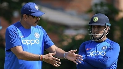Ravi Shastri; MS Dhoni Ravi Shastri; MS Dhoni