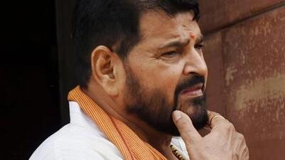 Wrestling Federation of India (WFI) chief Brij Bhushan Sharan Singh. (File Photo)