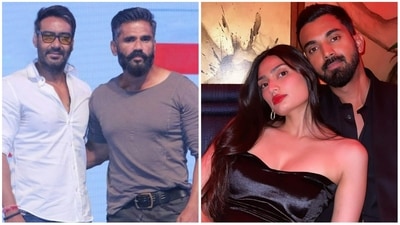 Ajay Devgn has congratulated Suniel Shetty on Athiya Shetty and KL Rahul's wedding. Ajay Devgn has congratulated Suniel Shetty on Athiya Shetty and KL Rahul's wedding.
