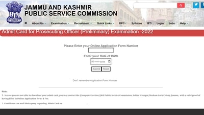 JKPSC PO admit card released at jkpsc.nic.in JKPSC PO admit card released at jkpsc.nic.in