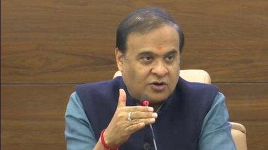 Assam chief minister Himanta Biswa Sarma informed that instructions were issued to the state police to carry out a massive crackdown (ANI Photo)