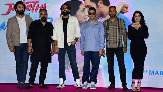 Shraddha Kapoor and Ranbir Kapoor launched the trailer of their next, Tu Jhoothi Main Makkaar, in Mumbai on Monday.