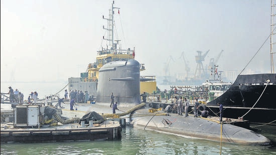 The Kalvari class submarines or Project 75 was approved by the A B Vajpayee government in 1997 and the project was expedited in 1999 after the Kargil War with Pakistan. (ANI)