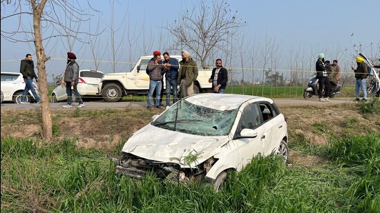 The accused has been identified as Sonu Masih of Khanwal village. Sonu’s father Roopa Masih is the village sarpanch and owes allegiance to the Congress. (HT photo)