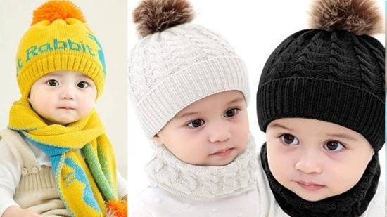Beanie for boys comes in pretty colours.