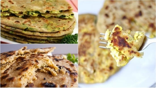  Parathas are a traditional and popular Indian flatbread that can be enjoyed in a variety of ways. (pinterest)