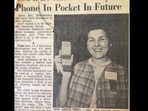 Old article shows the future of mobile phones.(Twitter/@fasc1nate) Old article shows the future of mobile phones.(Twitter/@fasc1nate)