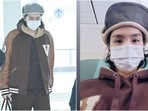 BTS' Suga leaves for Paris to attend Valentino's Haute Couture show.(Instagram) BTS' Suga leaves for Paris to attend Valentino's Haute Couture show.(Instagram)
