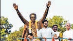 Since Uddhav Thackeray broke the alliance with BJP and formed the government with Congress and Nationalist Congress Party (NCP), the ruling party at the Centre has been accusing him of betraying Hindutva and Bal Thackeray’s political legacy, which among other things, was built on anti-Congress politics. (HT PHOTO) Since Uddhav Thackeray broke the alliance with BJP and formed the government with Congress and Nationalist Congress Party (NCP), the ruling party at the Centre has been accusing him of betraying Hindutva and Bal Thackeray’s political legacy, which among other things, was built on anti-Congress politics. (HT PHOTO)