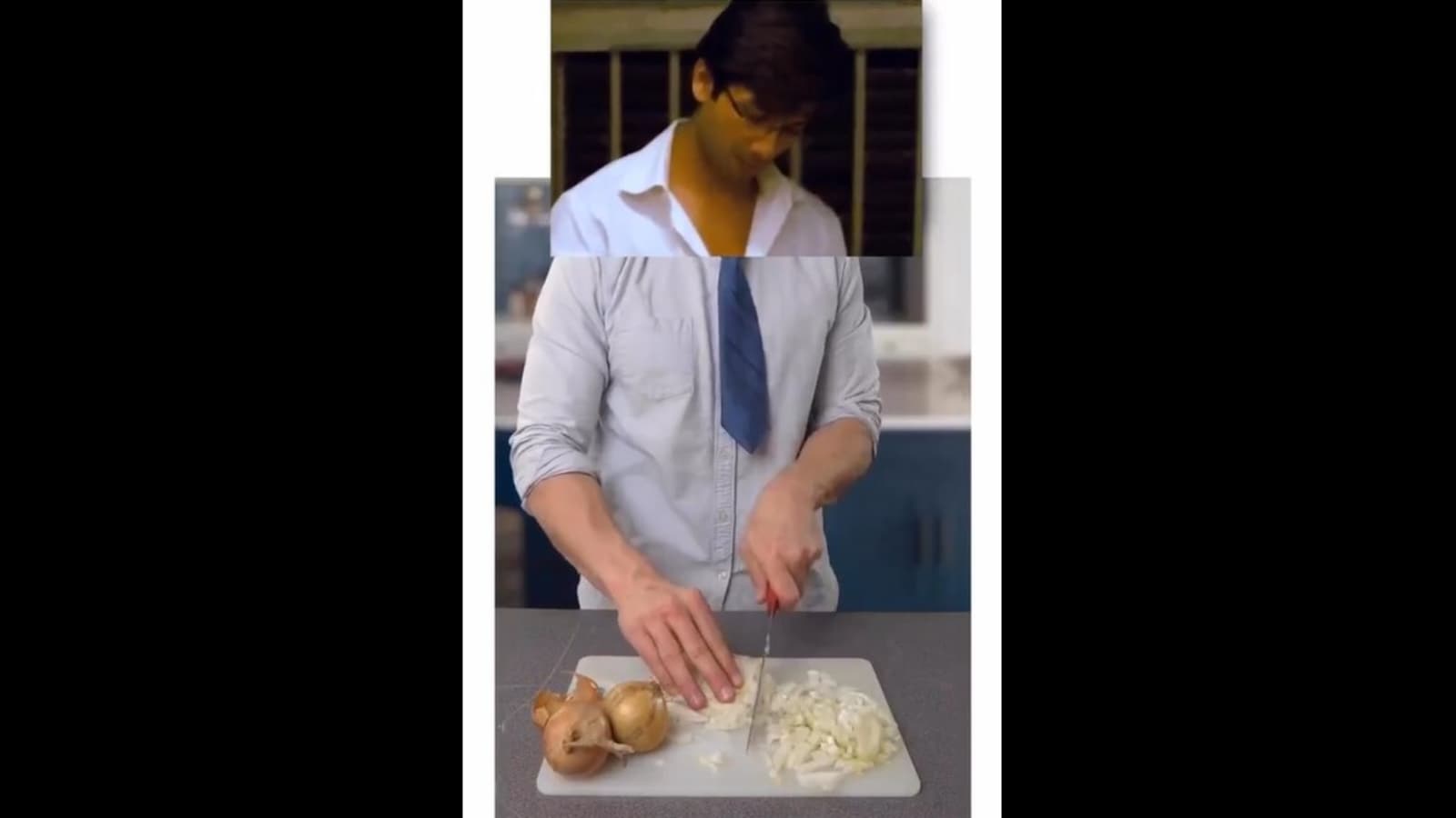 Shahid Kapoor shares hilarious video of ‘cutting onions’ in different