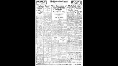 HT This Day: January 25, 1933 -- “Body-line” bowling controversy HT This Day: January 25, 1933 -- “Body-line” bowling controversy