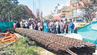 According to the police, a charge sheet will be filed against the accused based on the IIT-Hyderabad report that the measures taken for the metro pillar were inadequate. (PTI) According to the police, a charge sheet will be filed against the accused based on the IIT-Hyderabad report that the measures taken for the metro pillar were inadequate. (PTI)