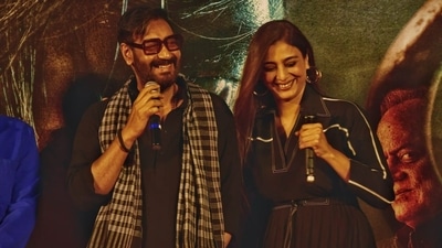 While Ajay plays the titular role of Bholaa, Tabu plays a police officer, Diana Joseph, in the film. It is their second consecutive film after the success of their last theatrical release, Drishyam 2. (Varinder Chawla) While Ajay plays the titular role of Bholaa, Tabu plays a police officer, Diana Joseph, in the film. It is their second consecutive film after the success of their last theatrical release, Drishyam 2. (Varinder Chawla)