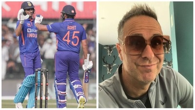 Former England skipper Michael Vaughan was called out on Twitter by netizens after the ex-cricketer shared a noteworthy tweet about Rohit Sharma and Shubman Gill (PTI- Michael Vaughan Instagram ) Former England skipper Michael Vaughan was called out on Twitter by netizens after the ex-cricketer shared a noteworthy tweet about Rohit Sharma and Shubman Gill (PTI- Michael Vaughan Instagram )