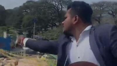 Deputy commissioner of police (DCP), Bengaluru West, Laxman Nimbargi said Arun runs a YouTube channel and an events management firm (Screengrab) Deputy commissioner of police (DCP), Bengaluru West, Laxman Nimbargi said Arun runs a YouTube channel and an events management firm (Screengrab)