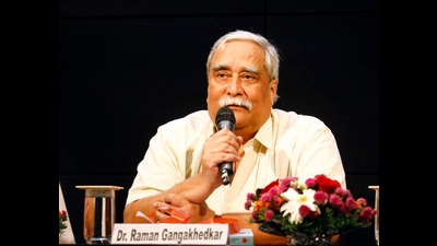 Dr Gangakhedkar was in town on Tuesday for the Pune book launch of ‘Braving a Viral Storm: India’s Covid-19 Vaccine Story,’ which took place at the ICC Tower on SB Road. (RAHUL RAUT/ HT PHOTO) Dr Gangakhedkar was in town on Tuesday for the Pune book launch of ‘Braving a Viral Storm: India’s Covid-19 Vaccine Story,’ which took place at the ICC Tower on SB Road. (RAHUL RAUT/ HT PHOTO)