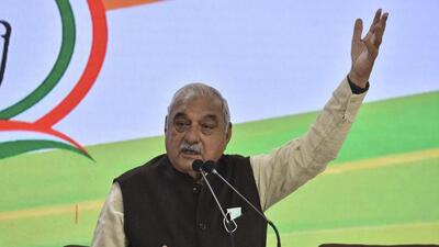Former Haryana chief minister Bhupender Singh Hooda (HT File PHOTO)