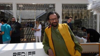 Indian director Shekhar Kapur poses during a photo call for the cast and production team of "What's Love Got to Do with It" on the second day of the Red Sea International Film Festival, in Jeddah, Saudi Arabia, on December 2, 2022. (Photo by AMER HILABI / Red Sea Film Festival / AFP) (AFP) Indian director Shekhar Kapur poses during a photo call for the cast and production team of "What's Love Got to Do with It" on the second day of the Red Sea International Film Festival, in Jeddah, Saudi Arabia, on December 2, 2022. (Photo by AMER HILABI / Red Sea Film Festival / AFP) (AFP)