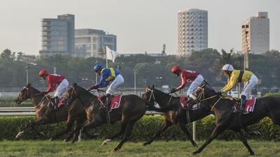 It is not Mulund dumping ground but Kharghar or Uran that are likely to be the chosen spots where Mahalaxmi Racecourse will be relocated. The state government is mulling over these locations, as both will be in close proximity to where the Mumbai Trans Harbour Link (MTHL) will end in Navi Mumbai (HT Photo) It is not Mulund dumping ground but Kharghar or Uran that are likely to be the chosen spots where Mahalaxmi Racecourse will be relocated. The state government is mulling over these locations, as both will be in close proximity to where the Mumbai Trans Harbour Link (MTHL) will end in Navi Mumbai (HT Photo)