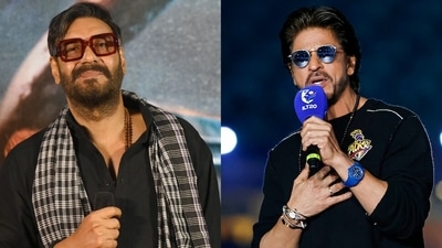 Ajay Devgn and Shah Rukh Khan had a conversation on Twitter. Ajay Devgn and Shah Rukh Khan had a conversation on Twitter.