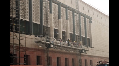 The new Parliament building will display replicas of world heritage sites from each state and capture their iconic festivals through paintings, frescoes or digital adaptions. (ANI) The new Parliament building will display replicas of world heritage sites from each state and capture their iconic festivals through paintings, frescoes or digital adaptions. (ANI)