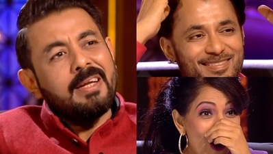Amit Jain and Anupam Mittal attacked each other with their words on Shark Tank India. Amit Jain and Anupam Mittal attacked each other with their words on Shark Tank India.