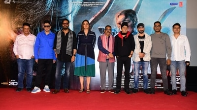 Bholaa is produced by Ajay Devgn FFilms, Reliance Entertainment, T-Series Films and Dream Warrior Pictures. Abhishek Bachchan and Amala Paul have guest appearances in the film. (Varinder Chawla) Bholaa is produced by Ajay Devgn FFilms, Reliance Entertainment, T-Series Films and Dream Warrior Pictures. Abhishek Bachchan and Amala Paul have guest appearances in the film. (Varinder Chawla)