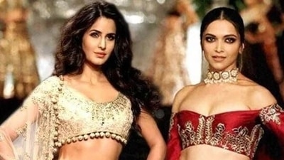 Deepika Padukone responded after Katrina Kaif gave a shoutout to Pathaan.