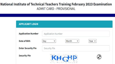 NITTT February Exam Admit Card 2023 out at nittt.nta.ac.in, check exam dates NITTT February Exam Admit Card 2023 out at nittt.nta.ac.in, check exam dates