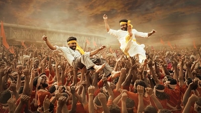 Ram Charan and Jr NTR play the leads in RRR. Ram Charan and Jr NTR play the leads in RRR.