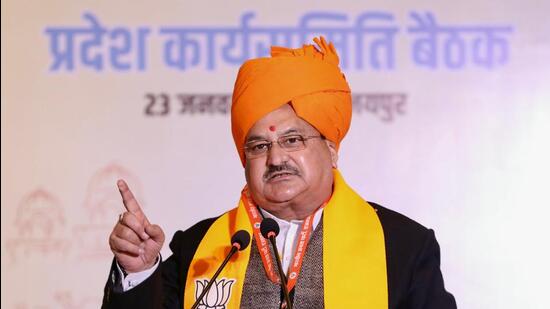 Bharatiya Janata Party national president JP Nadda. (Twitter Photo)