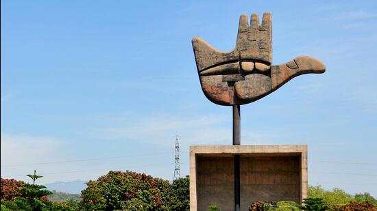 Chandigarh MC chief Anindita Mitra presented the impact of ICCC at the Smart Cities conference in Goa. (HT File)