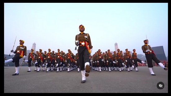 Indian Army shares video of Army personnel practicing for Republic Day 2023.(Instagram/@indianarmy.adgpi)
