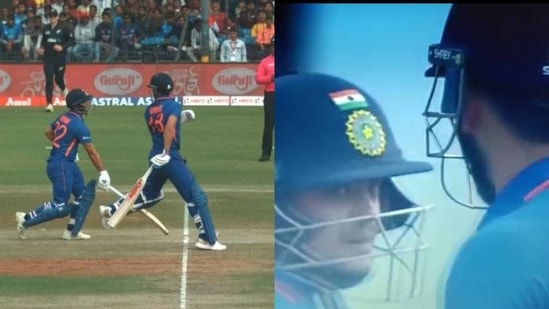 Horrible mix-up leads between Ishan Kishan and Virat Kohli leads to run-out Horrible mix-up leads between Ishan Kishan and Virat Kohli leads to run-out