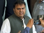 File photo of leader of Pakistan Tehreek-e-Insaf Party Fawad Chaudhry.(AP) File photo of leader of Pakistan Tehreek-e-Insaf Party Fawad Chaudhry.(AP)