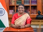 President Droupadi Murmu addresses the nation on the eve of the 74th Republic Day, in New Delhi.(PTI) President Droupadi Murmu addresses the nation on the eve of the 74th Republic Day, in New Delhi.(PTI)