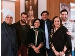 Subhash Ghai with Salman Khan, Aishwarya Rai, Abhishek Bachchan, Shatrughan Sinha and Jackie Shroff. Subhash Ghai with Salman Khan, Aishwarya Rai, Abhishek Bachchan, Shatrughan Sinha and Jackie Shroff.