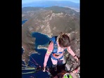 Woman jumps from a gondola to express her love.